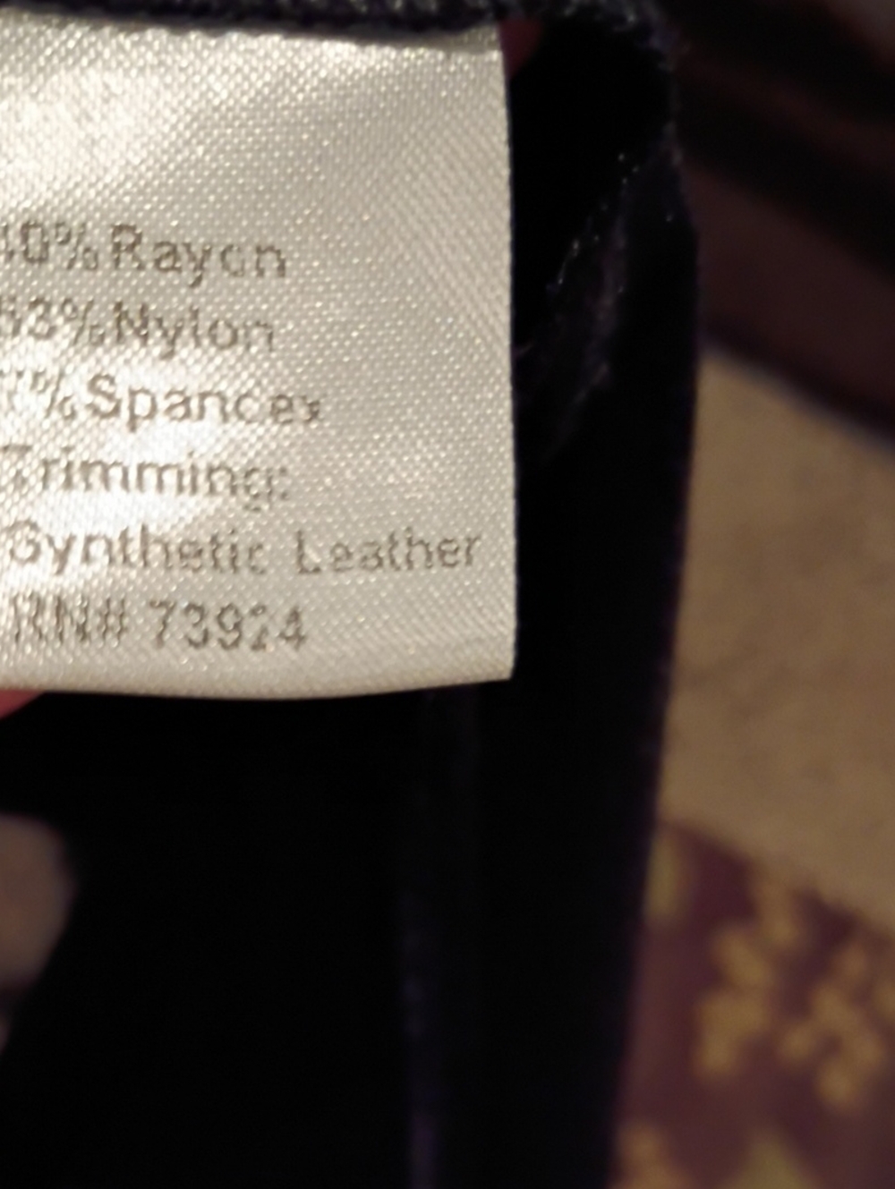 Ming Wang Rayon Blend Black Jacket/Coat with Banded Leather Trim & Side Slits - Picture 13 of 13
